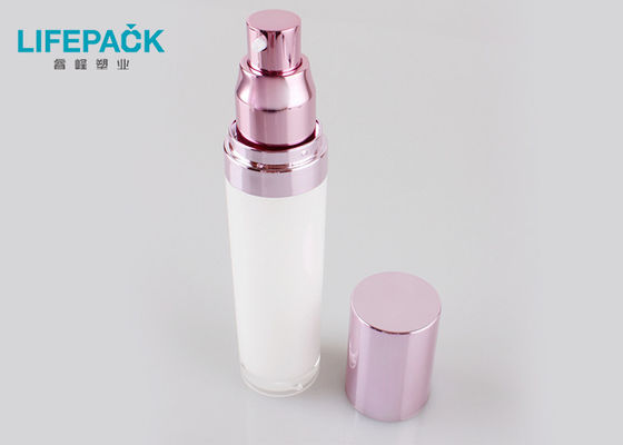 Acrylic Cap Plastic Bottles For Beauty Products Elegant Appearance Multipel Capacity