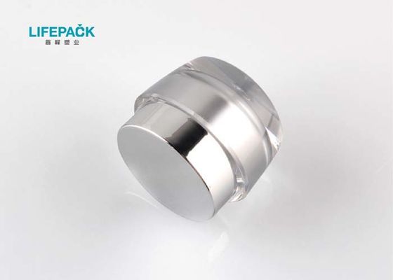 Doppelwandiges klares kosmetisches Behälter-Seidendruck-Plastikvollenden