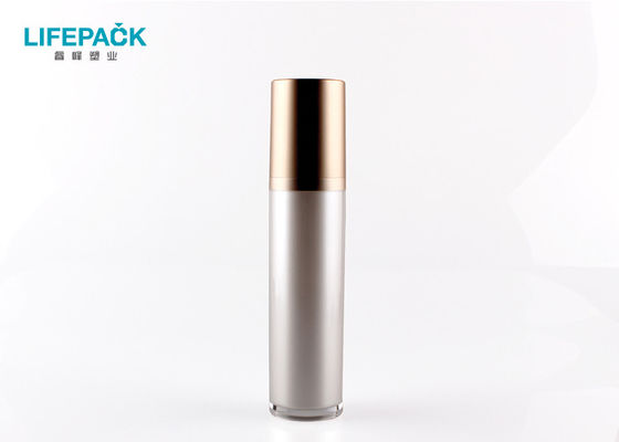 Leere Körper-Lotions-Flasche mit Goldsilber-Pumpe 15ml 30ml 50ml 100ml 120ml