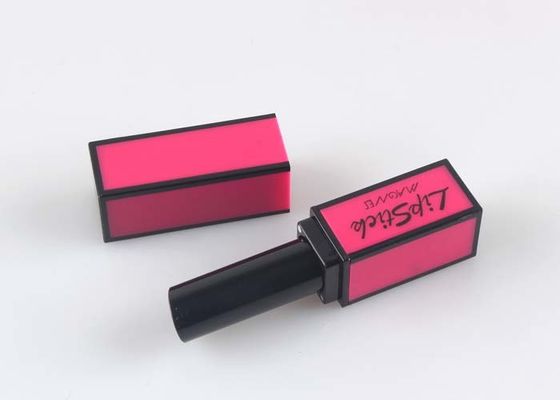 Leere Plastikkosmetik-Verpackenlippenstift-Rohr-Rosen-Spritzlackierung