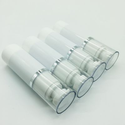 Seidendruck-luftlose Pumpflaschen 50ml/Zylinder-klare Plastikpumpflaschen